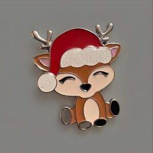 Christmas Holiday Pins Brooches - Snowman, Polar Bear and Reindeer